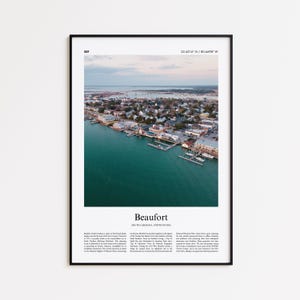 Beaufort Color Print, Beaufort Real Photo Poster, Beaufort Travel Poster Gift, South Carolina, United States, USA, Wall Art Print