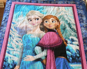 Frozen Anna i Elsa Kołdra w rozmiarze pojedynczego łóżka