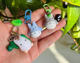 Handmade kawaii &quot;Totoro&quot; keychain