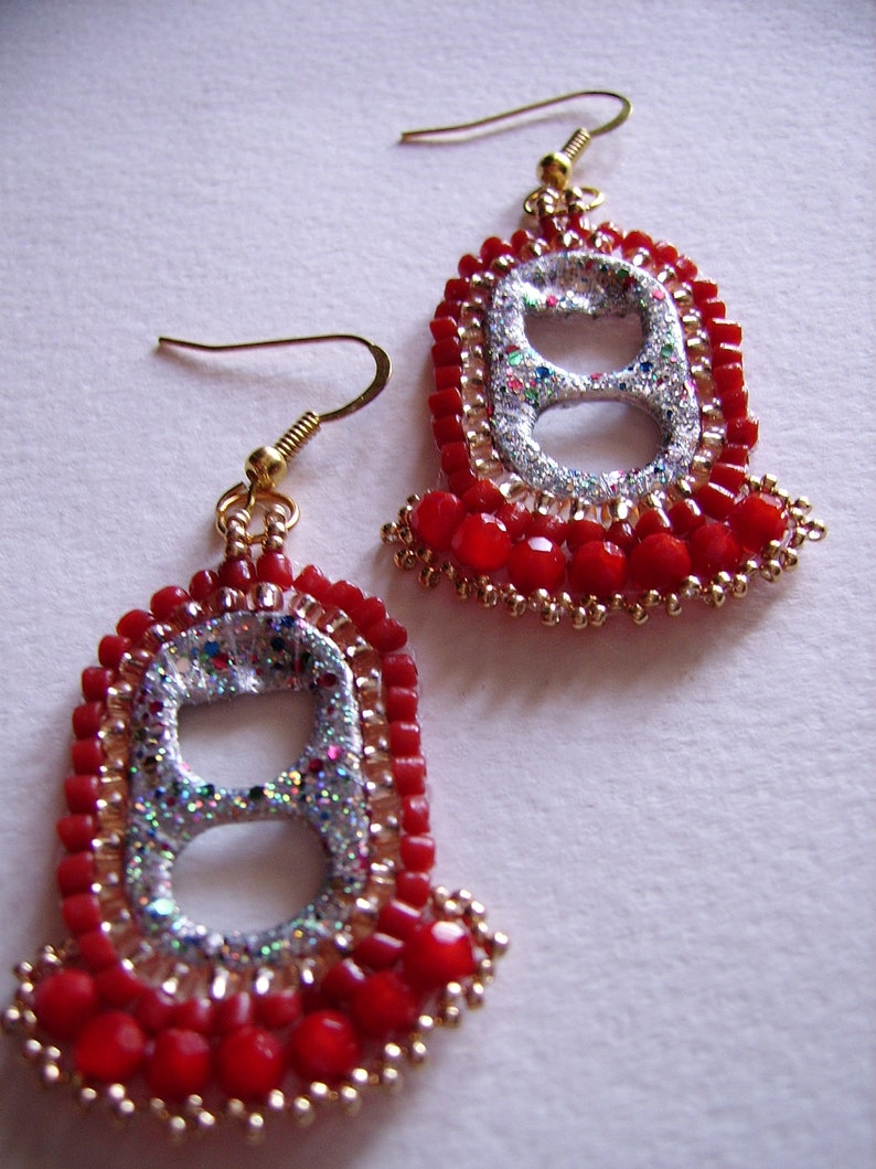 Can Tab Earrings PDF Tutorial | Etsy