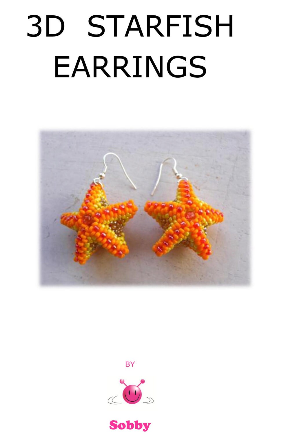 Beaded Starfish Earrings PDF Tutorial in ENGLISH Etsy