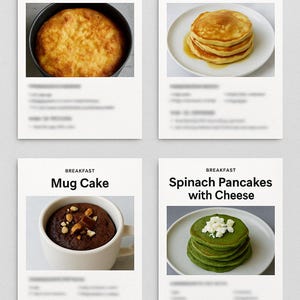 Healthy Breakfast Recipe Collection of 20 – Easy High-Protein, Low-Calorie Meals Including Pancakes, Muffins, Chia Pudding & More