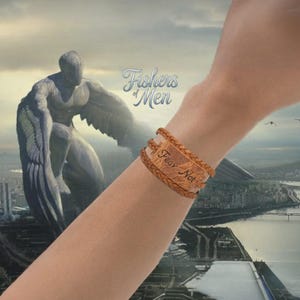 Fishers of Men  Fear Not Leather Bracelets