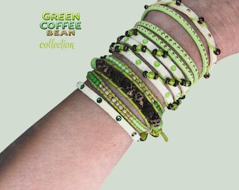 Green Coffee Bean Bracelet – Creations By La Belle Chic Jewelry