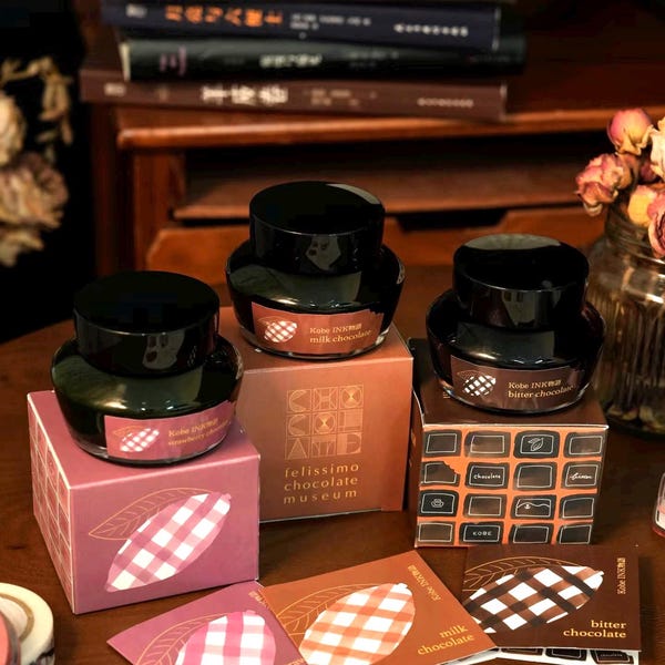 Nagasawa Kobe Ink Story - Felissimo Chocolate Museum Ink Samples