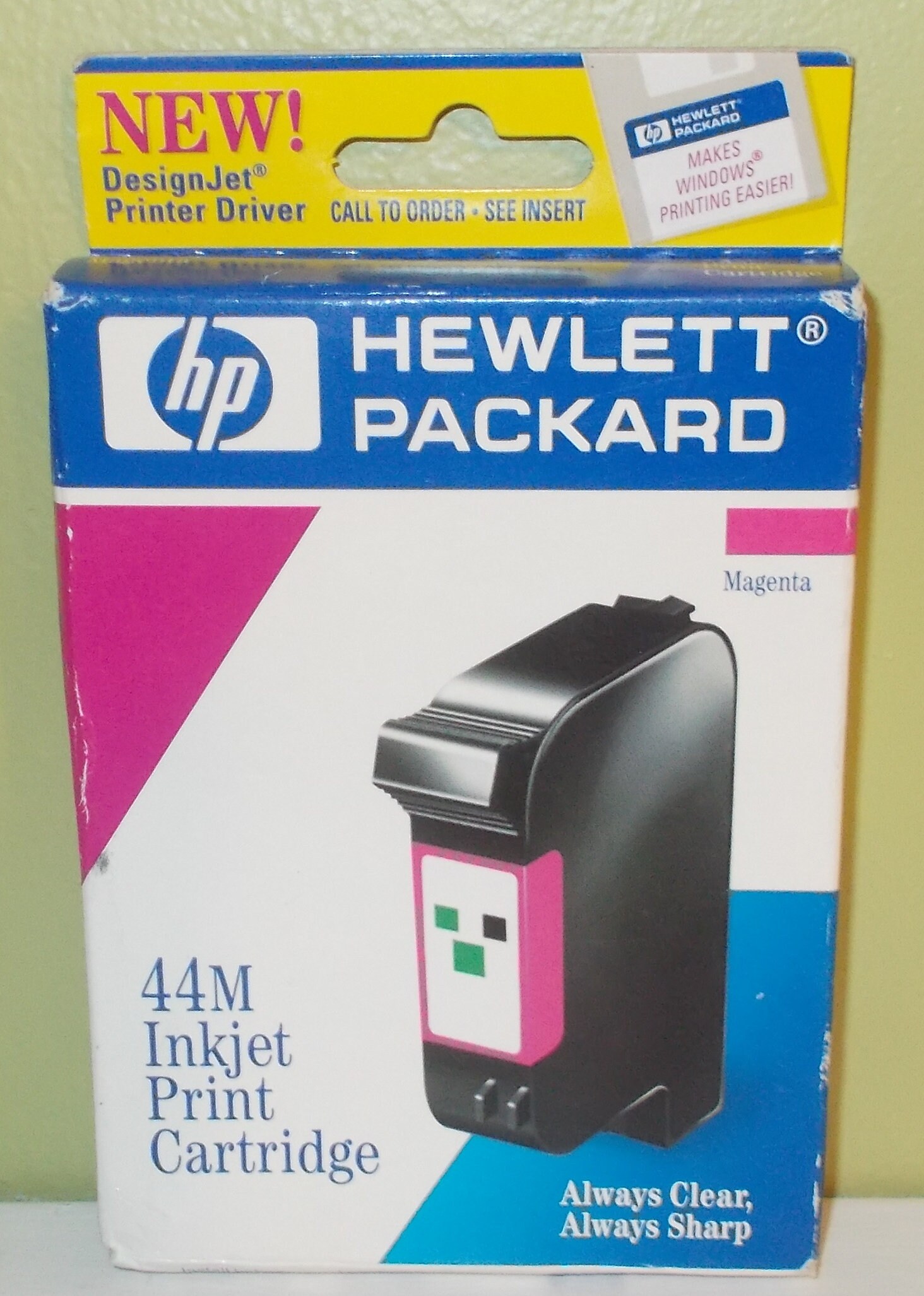 Hewlett Packard 44M HP 51644M Magenta Inkjet Print Cartridge Unopened Exp 6-99