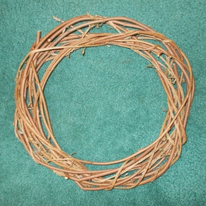 Handmade Twig Runner Vine Natural Wreath 14&quot; Primitive Rustic Country Decor or Craft