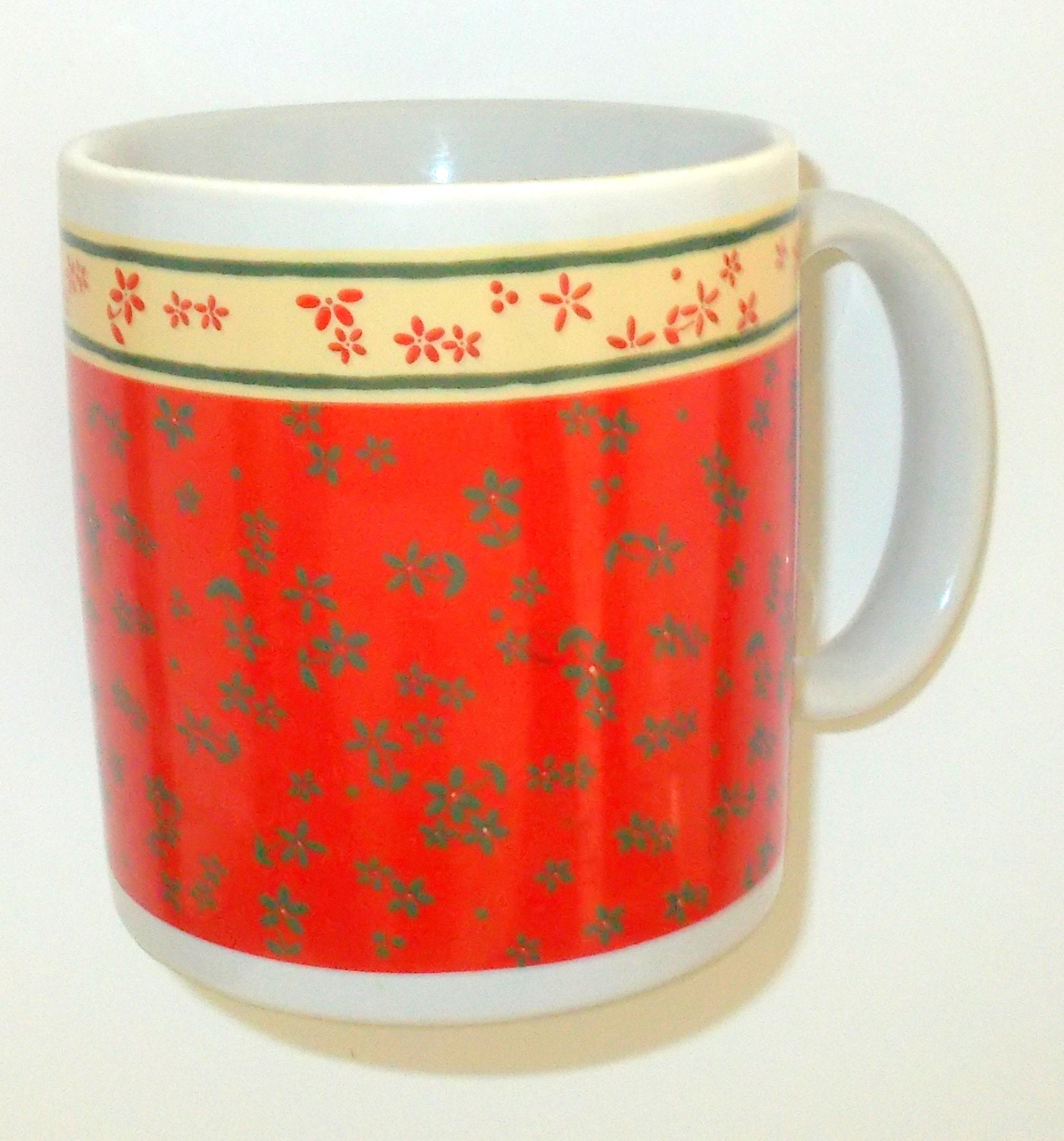 Ohio State Mug Cup Russ Berries Ceramic 4.5 X 3.25 Scarlet Gray Large  Thailand