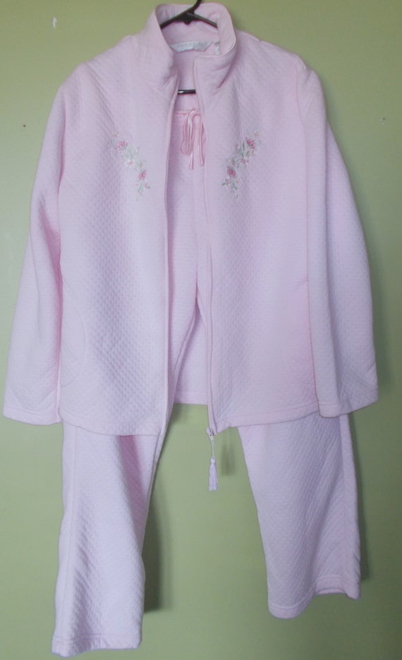 Vintage 90s Jasmine Rose Intimates Pink Lounge Jac