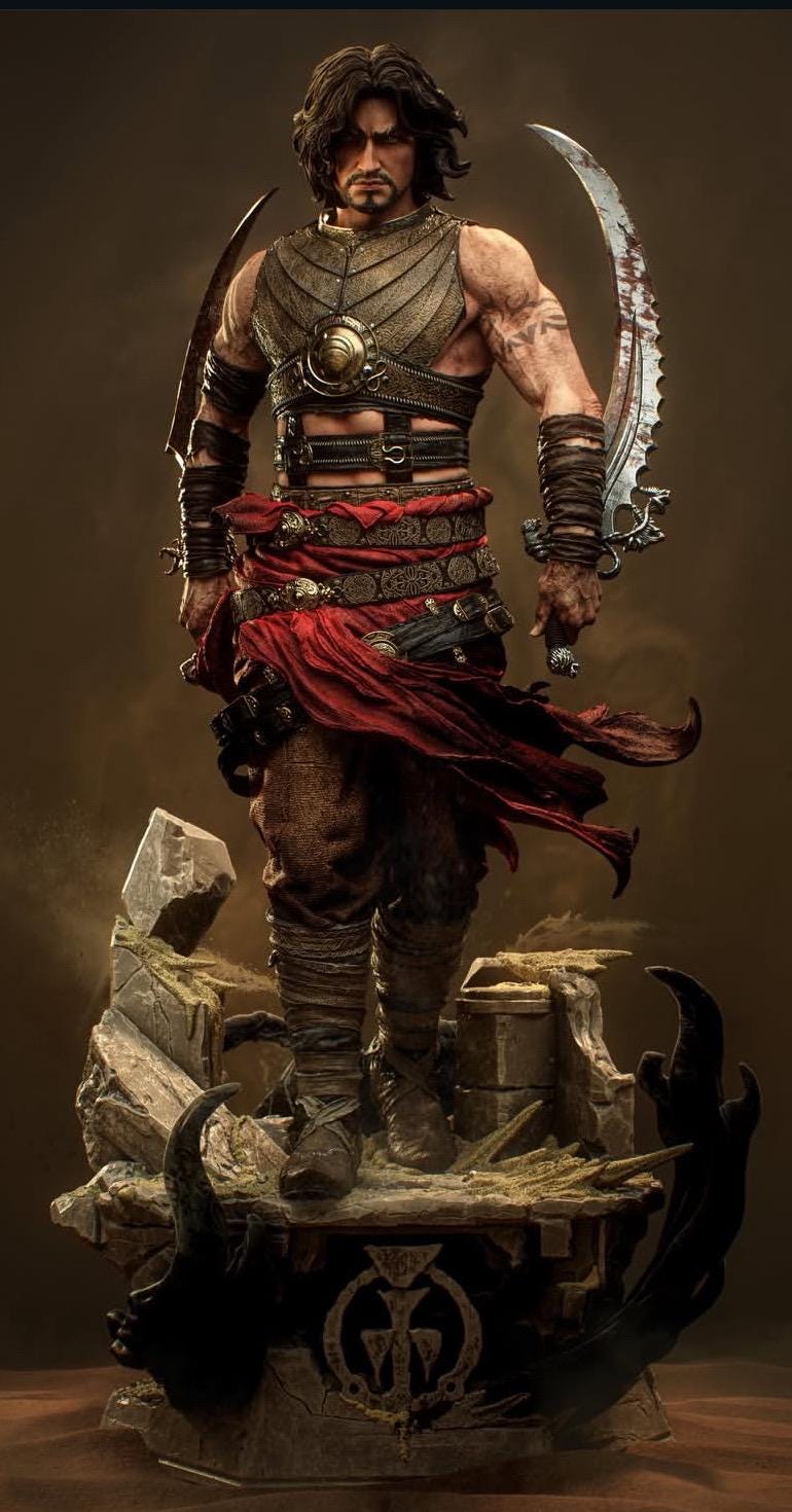 Prince of persia / Handpainted / Resin collectible Statue / figure