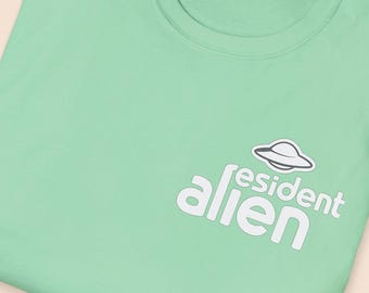 Resident Alien Logo T-Shirt – Funny Sci-Fi Softstyle Tee for Fans | Unisex Fit | Free Shipping | USA Only