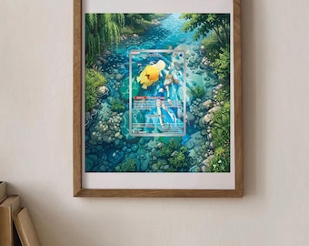 Misty's Psyduck Extended Art – TCG Display Background (Digital Download)