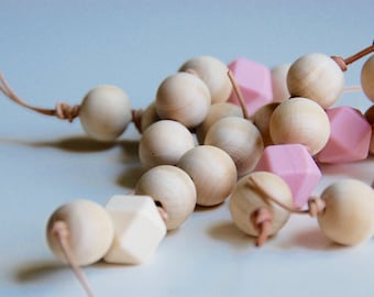 Infant Grasping Beads with Rubber Beads