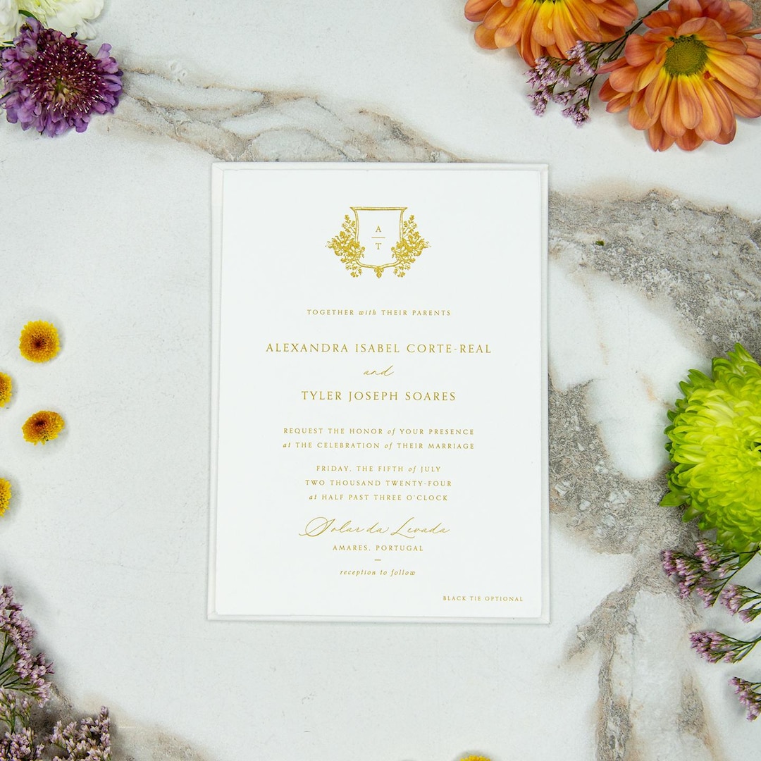 Linen Invitation Panel - Snow | Minimum of 10 | Custom Size and ...
