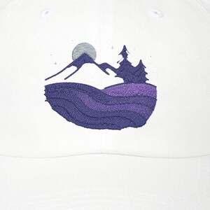Mountain Serenity Dad Hat: Vintage Style Baseball Cap