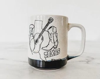 Vintage Texas State Ceramic Coffee Mug