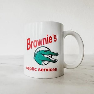 Vintage Brownies septiska tjänster kaffemugg