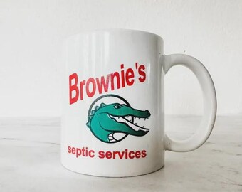Vintage Brownie’s Septic Services Coffee Mug