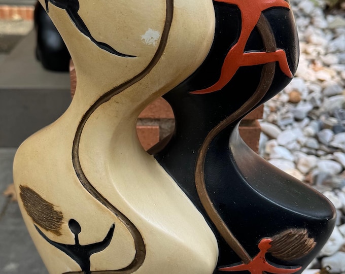 Vintage MCM FAIP Lamp Plaster Dancers Mid Century Modern Lighting 50s Atomic Era
