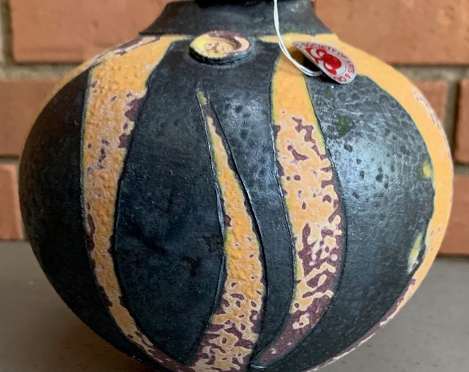Beautiful Round Ceramic Studio Art Pottery Modern Vase Society Arts Crafts NSW
