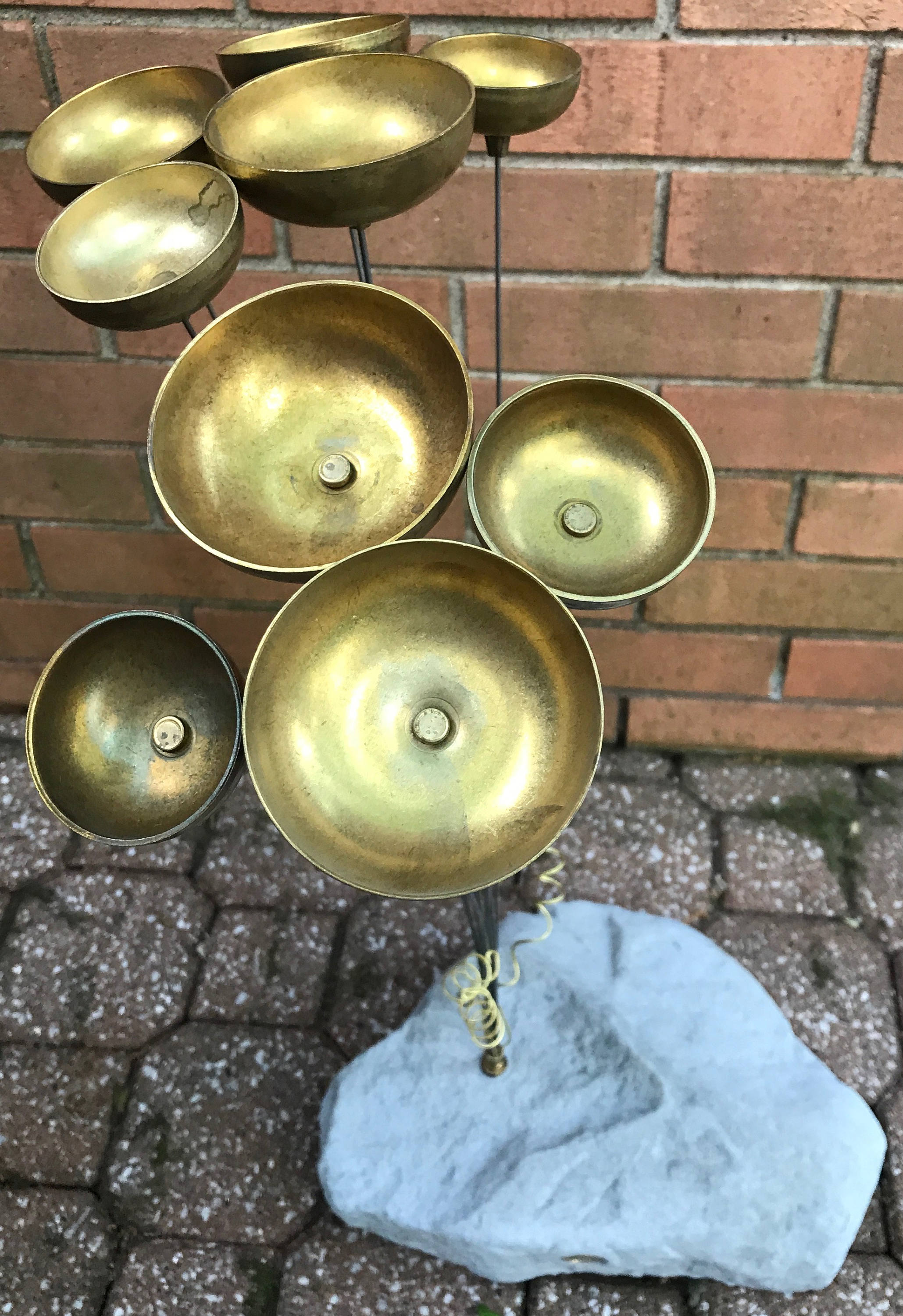 Vintage 70s 80s Woodstock Garden Bells Wind Chimes Retro