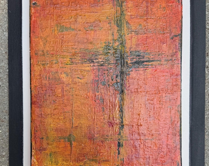Vintage MCM Abstract Expressionist Acrylic Painting Mid Century Modern Art - 5