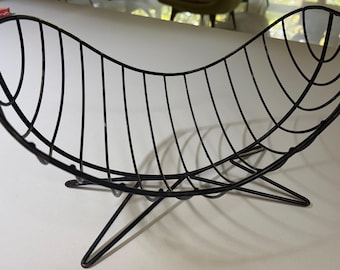 Vintage MCM Metal FERRIS-SHACKNOVE Wire Basket Catch-All Mid Century Modern 50s