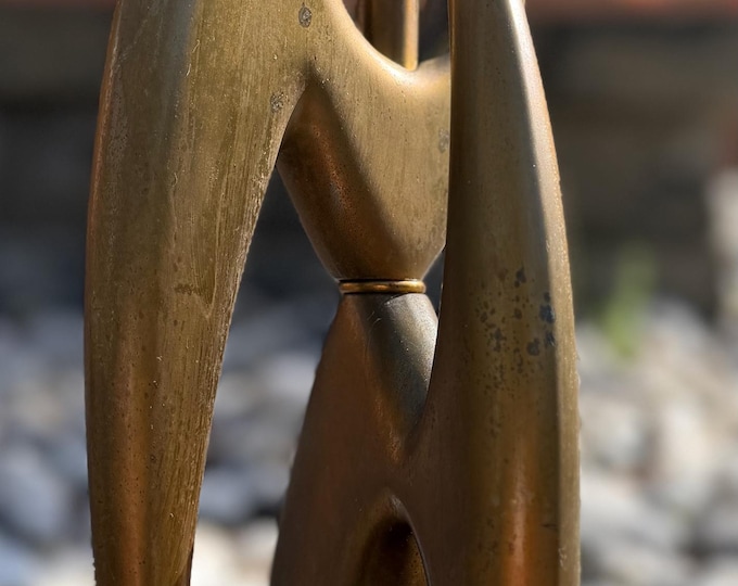 Rare Vintage REMBRANDT Lamp 50s MCM Metal Biomorphic Mid Century Modern Lighting