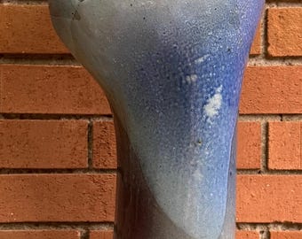 Vintage Abstract Sculptural Head Ceramic Stoneware Vase Modern Art Pottery 70s