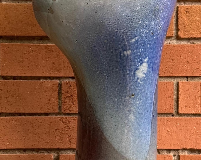 Vintage Abstract Sculptural Head Ceramic Stoneware Vase Modern Art Pottery 70s