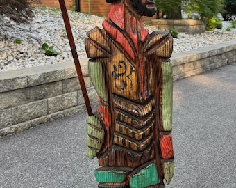 Vintage MCM WITCO Don Quixote Life Size Statue Sculpture Mid Century Art 1960s