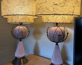 Vintage Moss Lamp SPINNER Pair Lefton Asian Figurines Butterfly Vintage Moss Lamp SPINNER Pair Lefton Asian Figurines Butterfly
