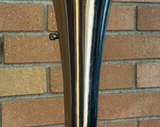 Vintage MCM LAUREL Brass Trumpet / Tulip Floor Lamp Mid Century Modern Torchiere