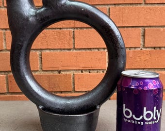 Vintage Double Spout Ceramic Stoneware Vase Modern Decorative Pottery Signed