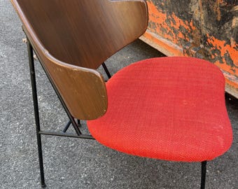 Vintage MCM Ib Kofod-Larsen Penguin Lounge Chair Mid Century Modern Denmark