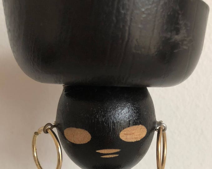 Vintage 50s 60s Ideal Magnet Person Bottle Opener Holder Retro Mid Century Modern Japan Atomic Era Fifties Sixties