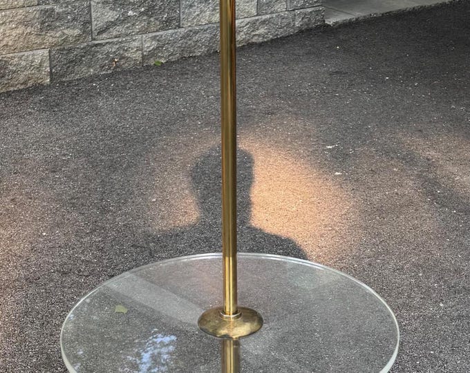 Vintage MCM Thurston Stiffel Floor Lamp Brass Acrylic Mid Century Modern 60s Lighting