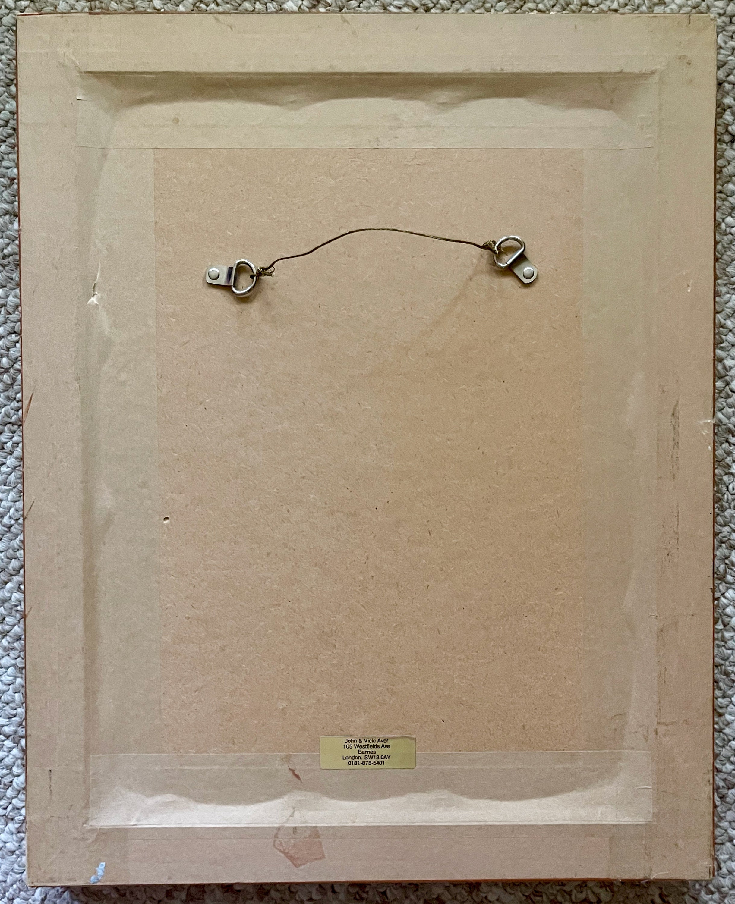 Vintage Nude Women Figural Watercolor Painting Modern Fine Art Wall