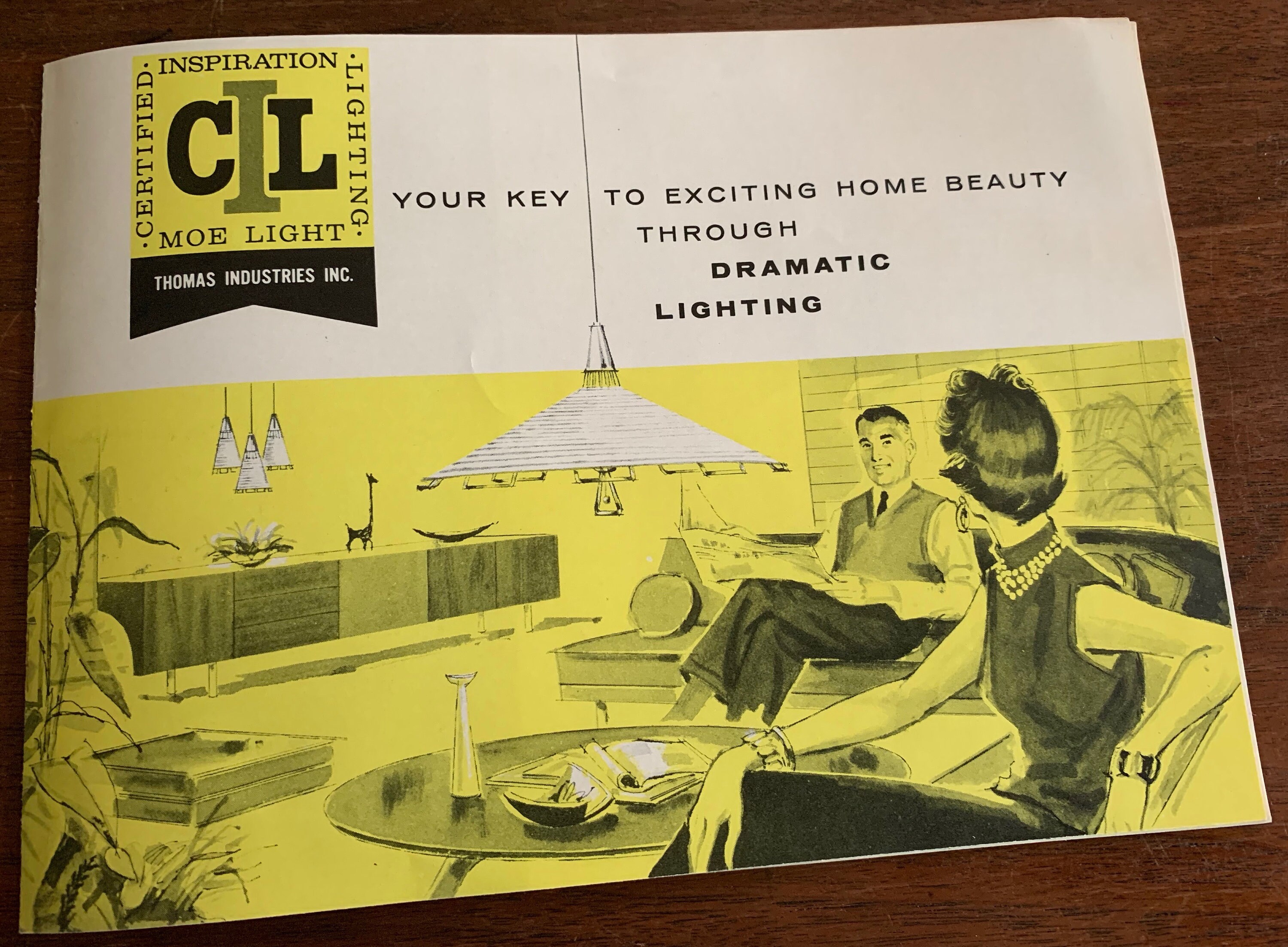 thomas industries moe light mid century