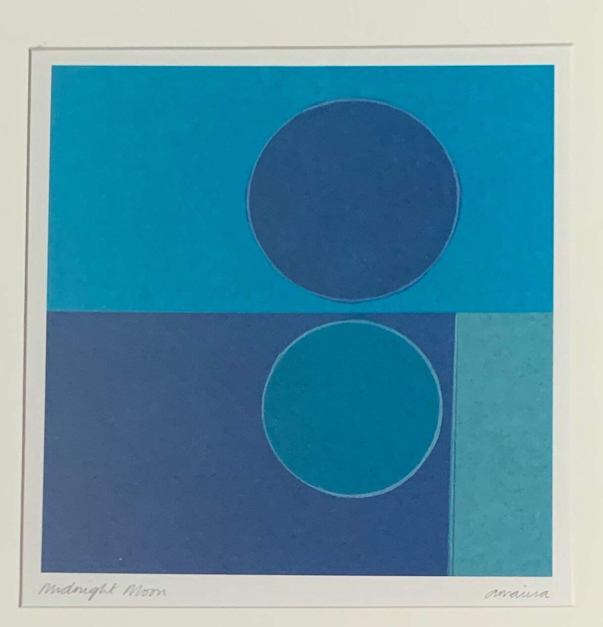 Amaina, Midnight Moon: Blue Color USA, Print for sale at Pamono