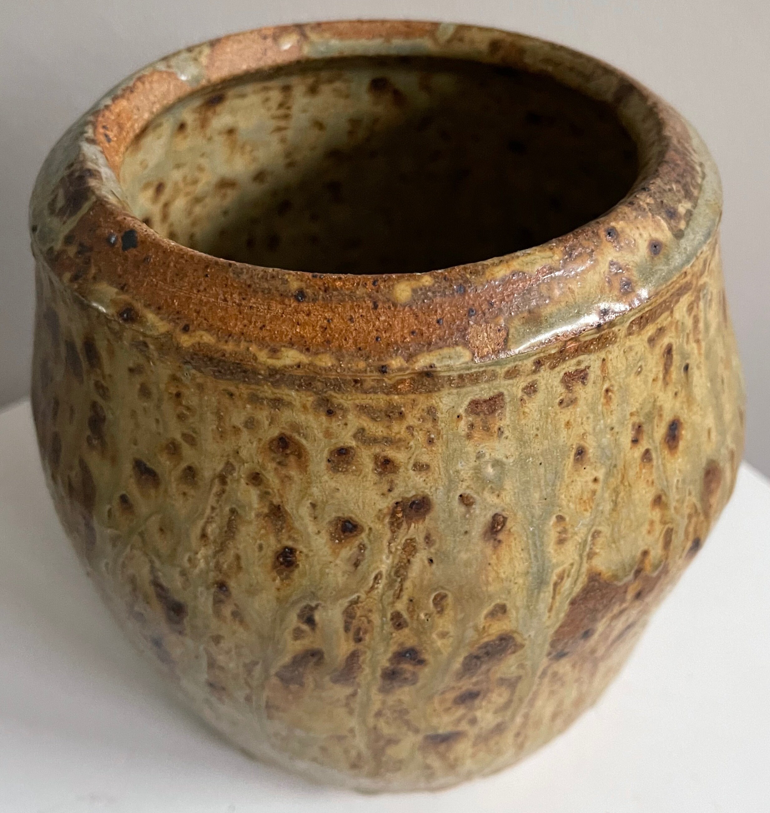 Vintage 70s Ceramic Stoneware Studio Pottery Decorative Vase Mid ...