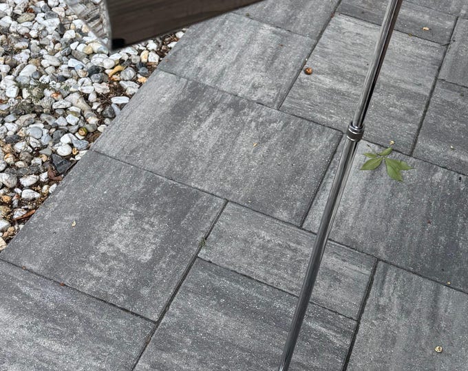 Vintage KOVACS Adjustable Chrome Metal Floor Lamp Modern Lighting 1970s Bankers