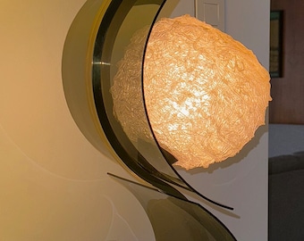 Vintage 1960s Spaghetti Shade Acrylic Floor Lamp Mid Century MCM Modern Lighting Space Age