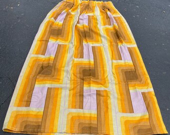 Vintage Kaufman Pierre Cardin Curtains Textile Fabric Mid Century Modern Tissu 2