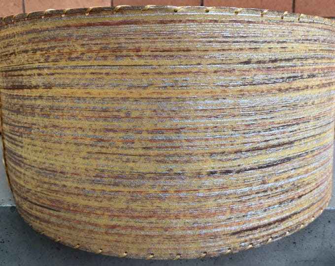 Vintage MCM Fiberglass Shade Single Tier 50s Mid Century Modern Atomic Era Lamp