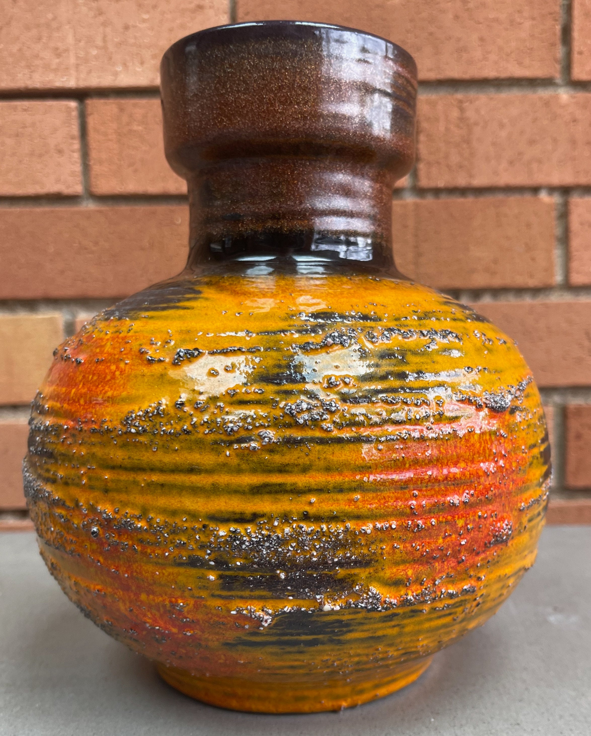 Vintage Carstens Tonnieshof Pottery Vase Vessel 60s 70s W