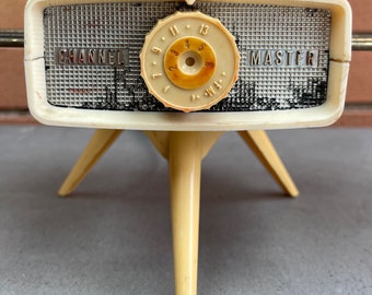 Vintage Channel Master Showman Antenna TV & FM Space Age Mid Century Modern Atomic Era MCM