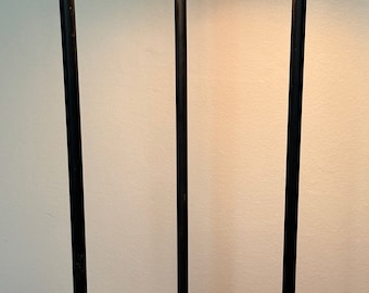 Vinage 1950s Hanging Metal Cylinder Lamp Planter MCM Atomic Mid Century Lighting