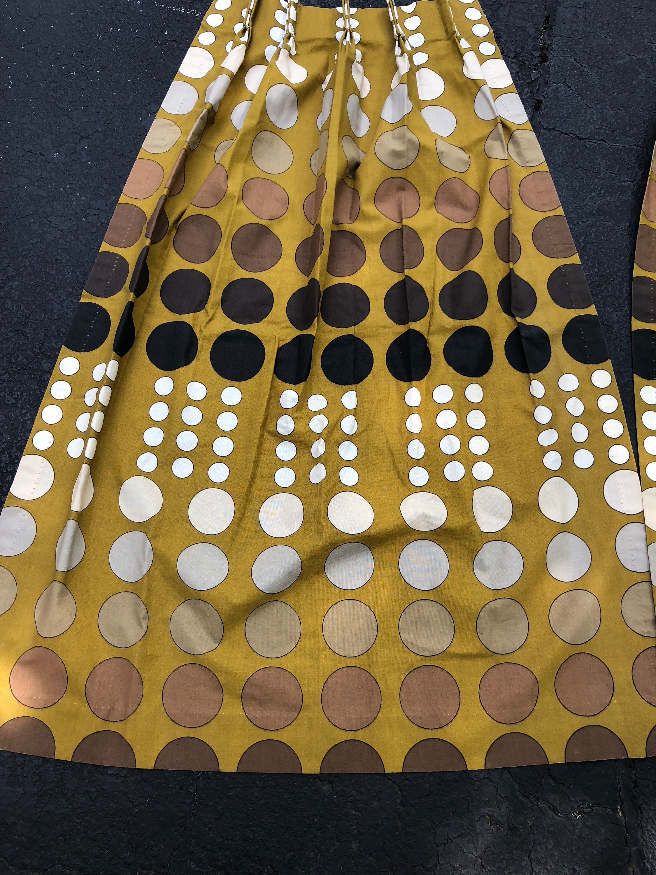 Pair Of Matching Vintage Lawrence Peabody Curtains Sears Mid