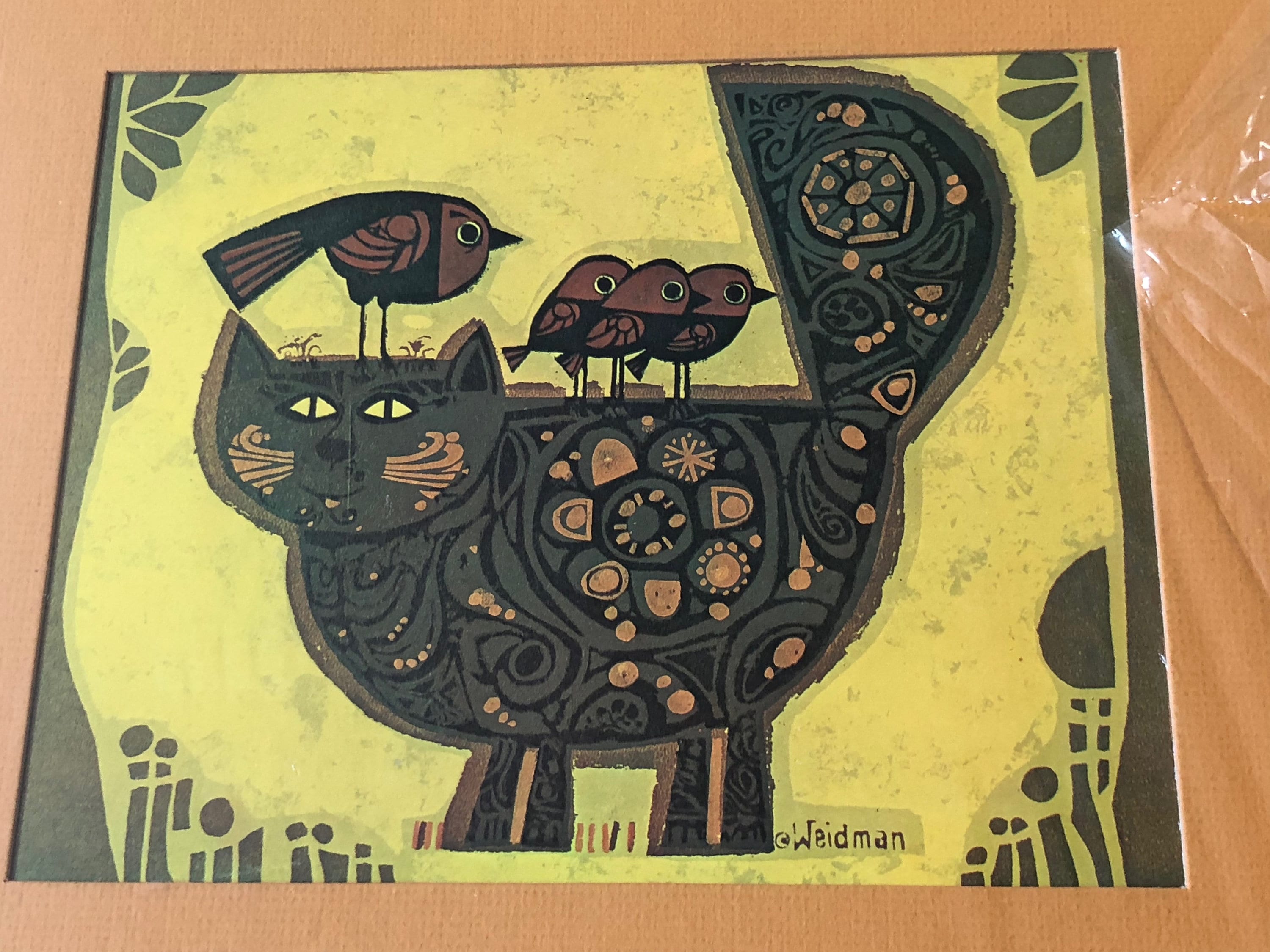 David Weidman シルクスクリーン David weidman Three Birds Silk Screen Limited Edition Hand